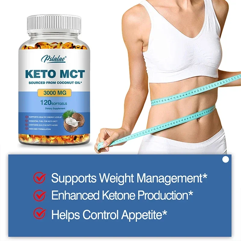 Keto MCT Oil 3000 Mg Capsules  - Mct Oil Coconut のレビューと価格