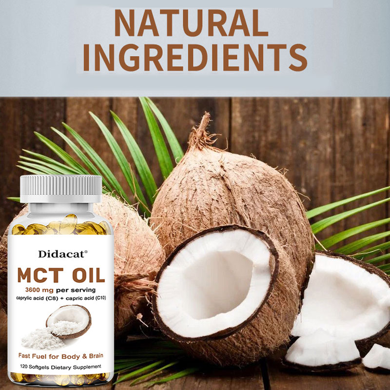 Pure MCT Oil Capsules 3000mg,  - Mct Oil Coconut のレビューと価格