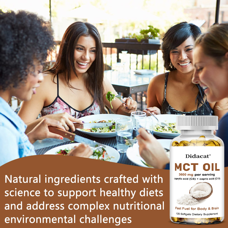 Pure MCT Oil Capsules 3000mg,  - Mct Oil Coconut のレビューと価格