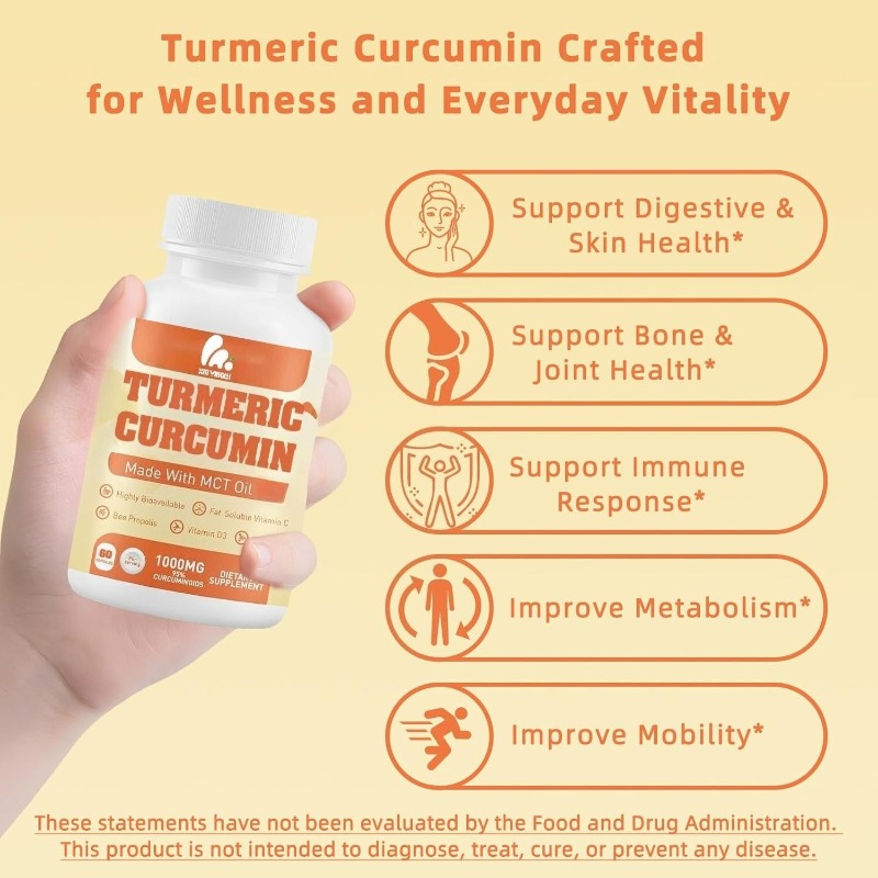 Turmeric curcumin supplement 5 - Zinc Supplement 50Mg のレビューと価格