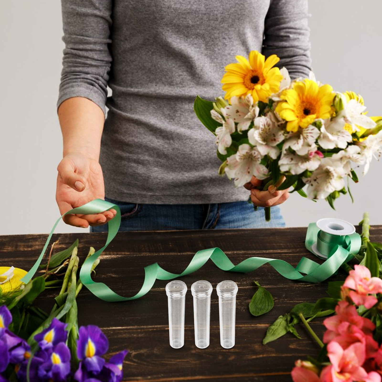 200Pcs Flower Water Tube Trans - Nutrition & Fitness Coaching Fulham のレビューと価格