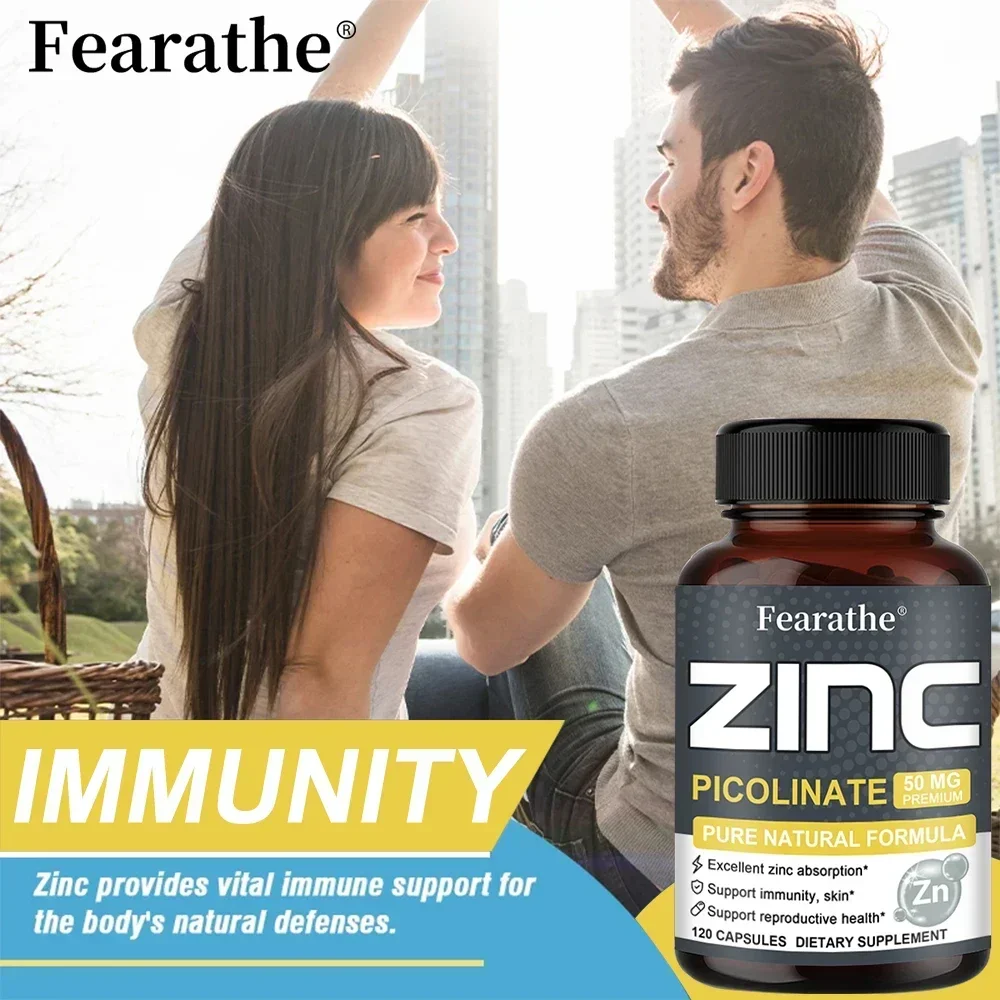 Zinc Capsules 50 Mg - Natural  - Zinc Supplement 50Mg のレビューと価格