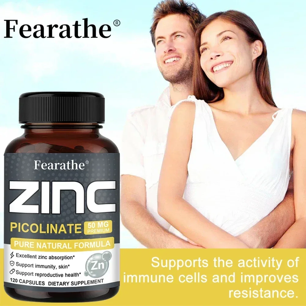 Zinc Capsules 50 Mg - Natural  - Zinc Supplement 50Mg のレビューと価格