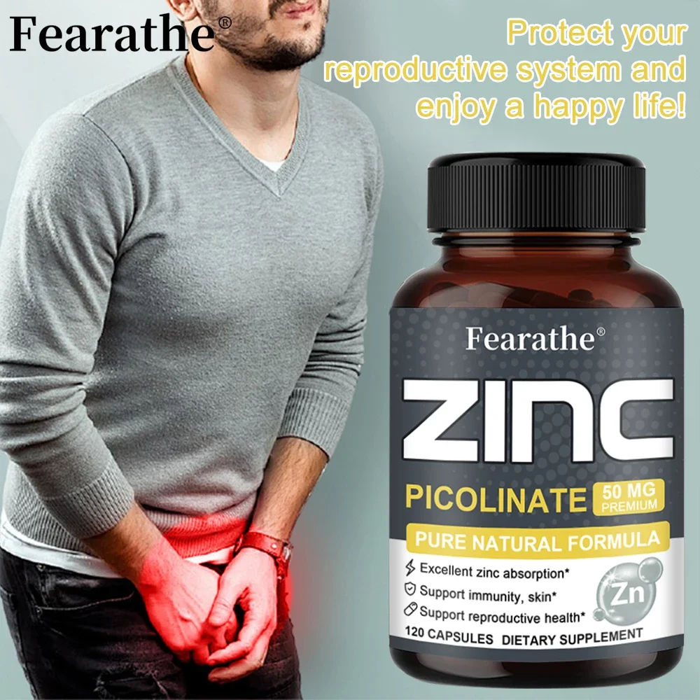Zinc Capsules 50 Mg - Natural  - Zinc Supplement 50Mg のレビューと価格