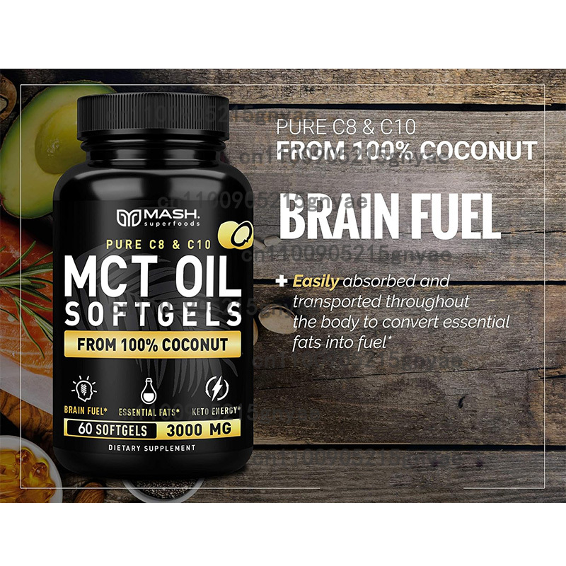 MCT Oil 3600 Mg C8 C10 Capsule - Mct Oil Coconut のレビューと価格