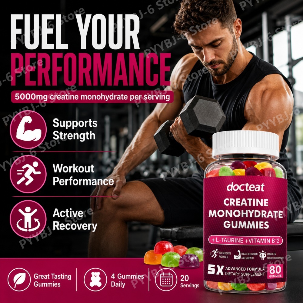 Creatine Monohydrate Gummies 8 - Nutrition & Fitness Coaching Fulham のレビューと価格