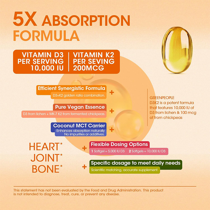 D3 K2 Vitamin 200 micrograms ( - Mct Oil Coconut のレビューと価格