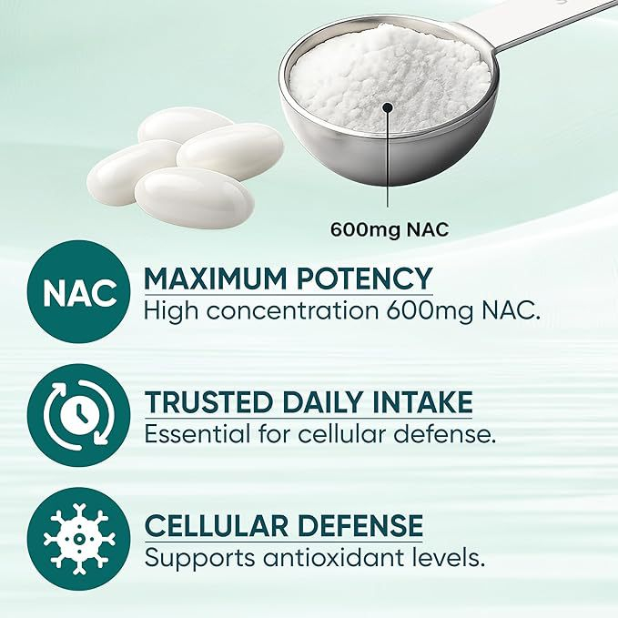 NAC 600mg Softgels with NAD+ C - Mct Oil Coconut のレビューと価格