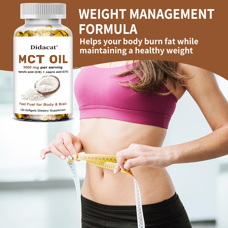 MCT Oil 3600 mg C8 C10 Capsule - Mct Oil Coconut のレビューと価格