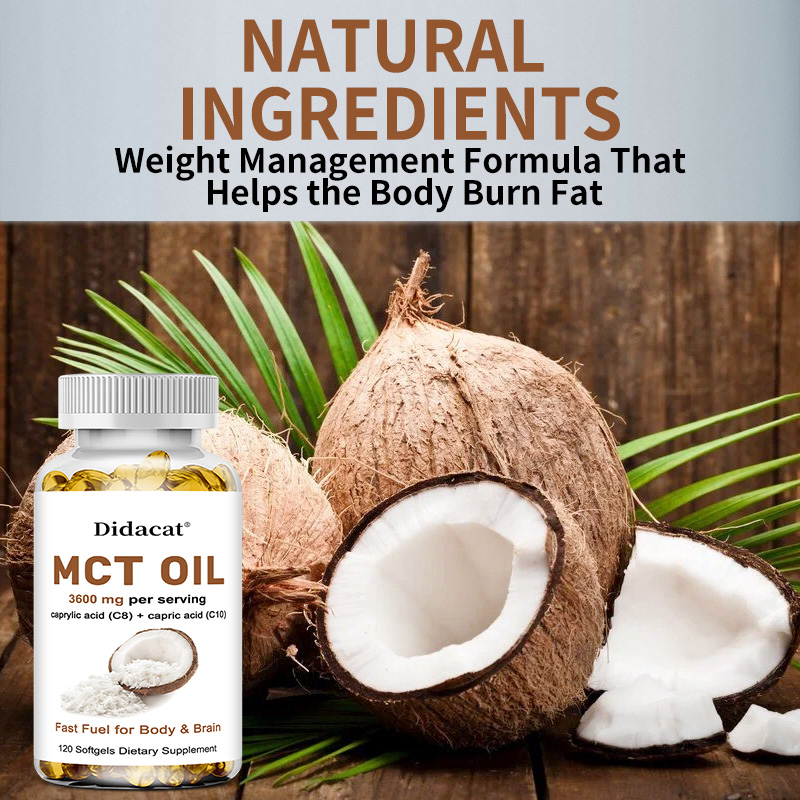 MCT Oil 3600 mg C8 C10 Capsule - Mct Oil Coconut のレビューと価格