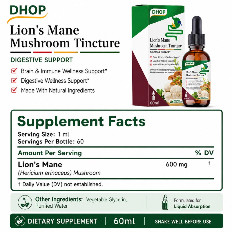 Lion’s Mane Mushroom Tincture  - Lion Mane Mushroom のレビューと価格
