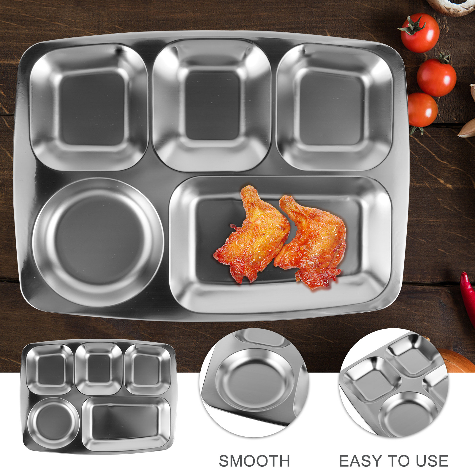 Stainless Steel Divided Food P - Nutrition & Fitness Coaching Fulham のレビューと価格
