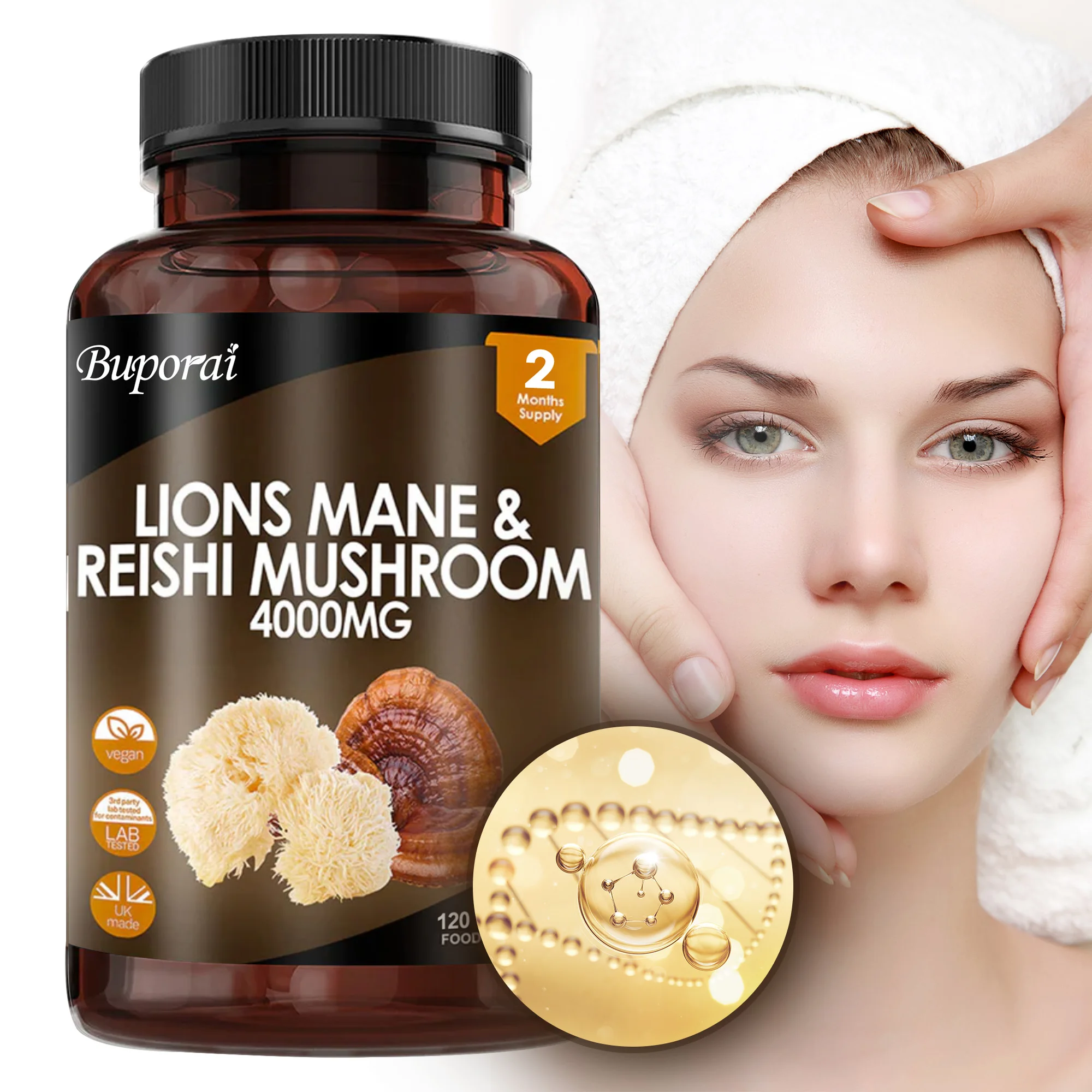 Lions Mane & Reishi Mushroom 4 - Lion Mane Mushroom のレビューと価格