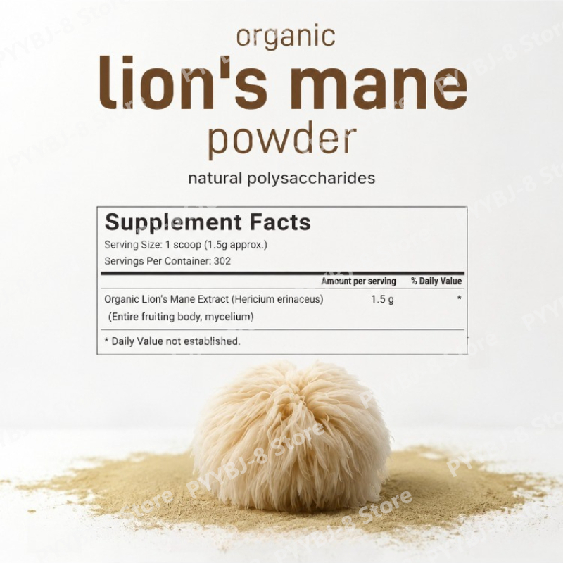 Organic Lion's Mane Mushroom P - Lion Mane Mushroom のレビューと価格