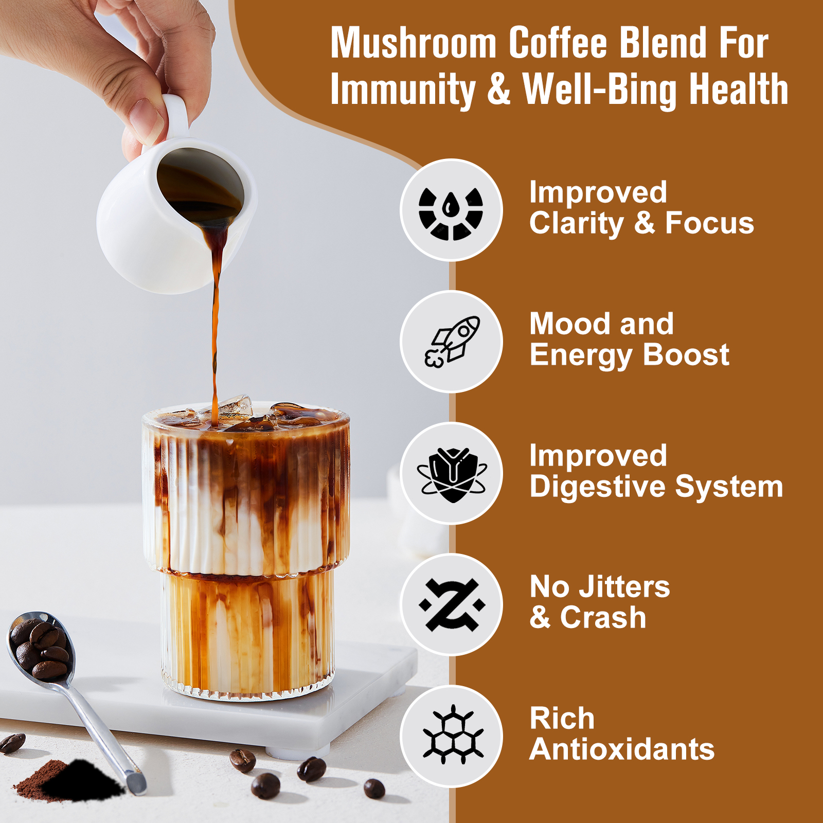 Organic Lion Mane Mushroom Cof - Lion Mane Mushroom のレビューと価格