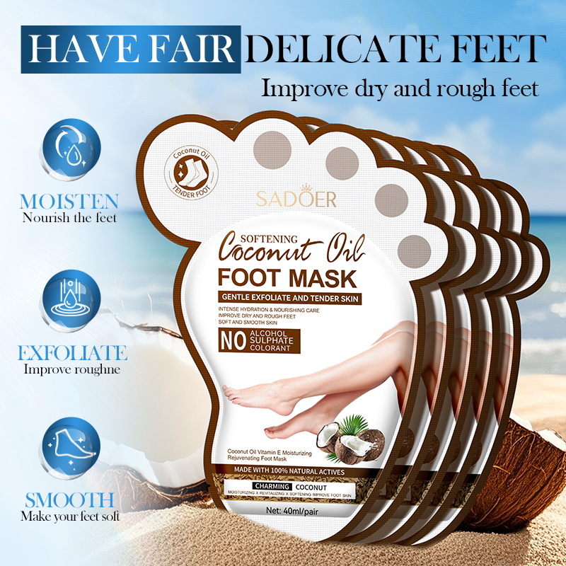 SADOER Coconut Foot Mask Moist - Mct Oil Coconut のレビューと価格