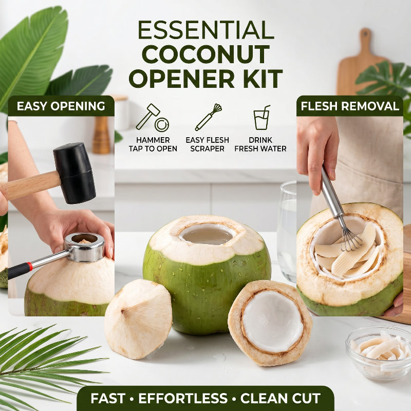 Stainless Steel Coconut Opener - Mct Oil Coconut のレビューと価格
